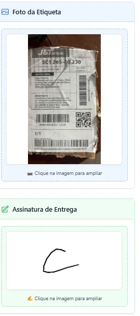 Assinatura digital do morador